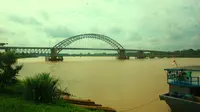 Sungai Batanghari di Jambi.