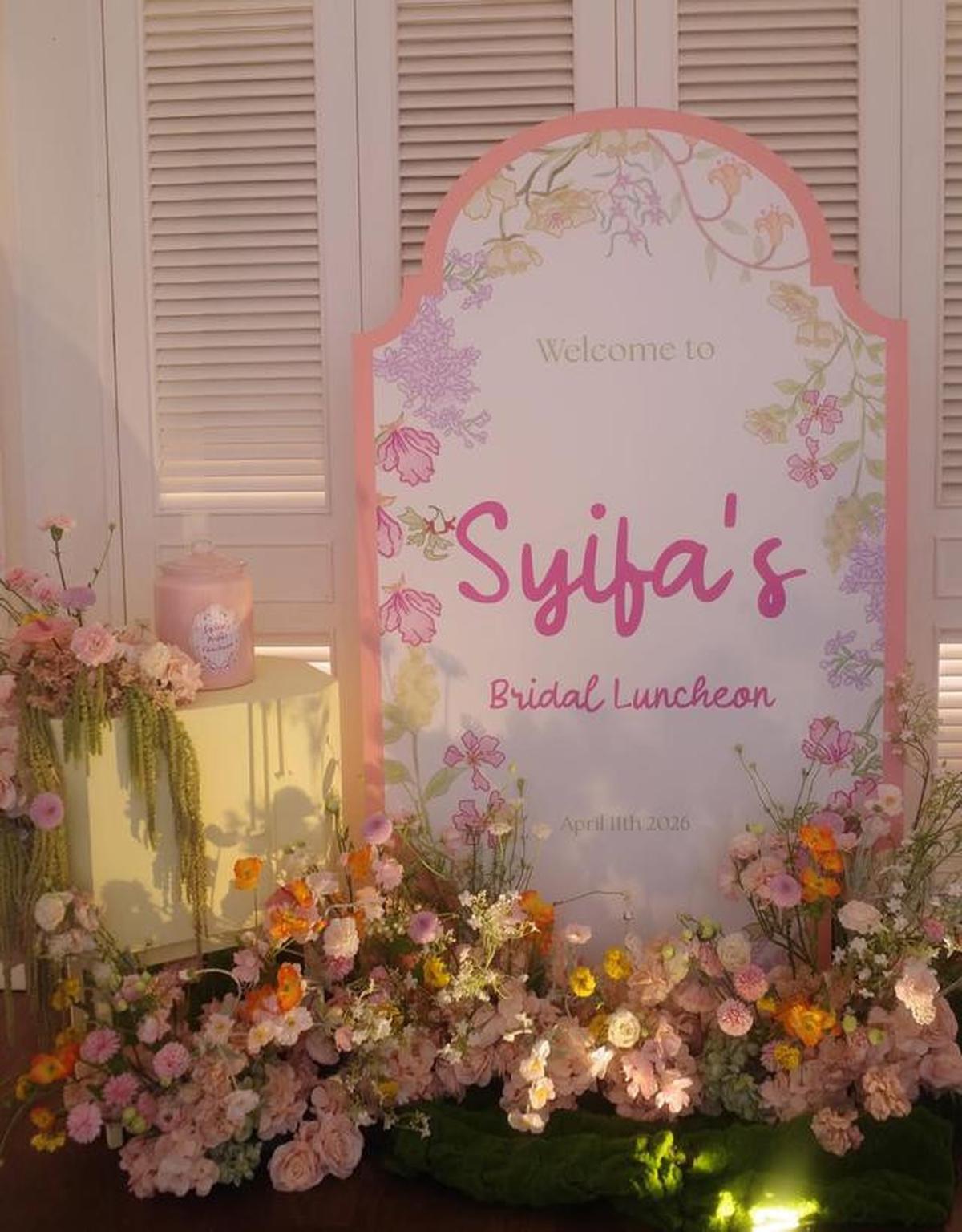 12 Potret Dekorasi Acara Bridal Lunch Syifa Hadju dengan Warna Serba Pastel