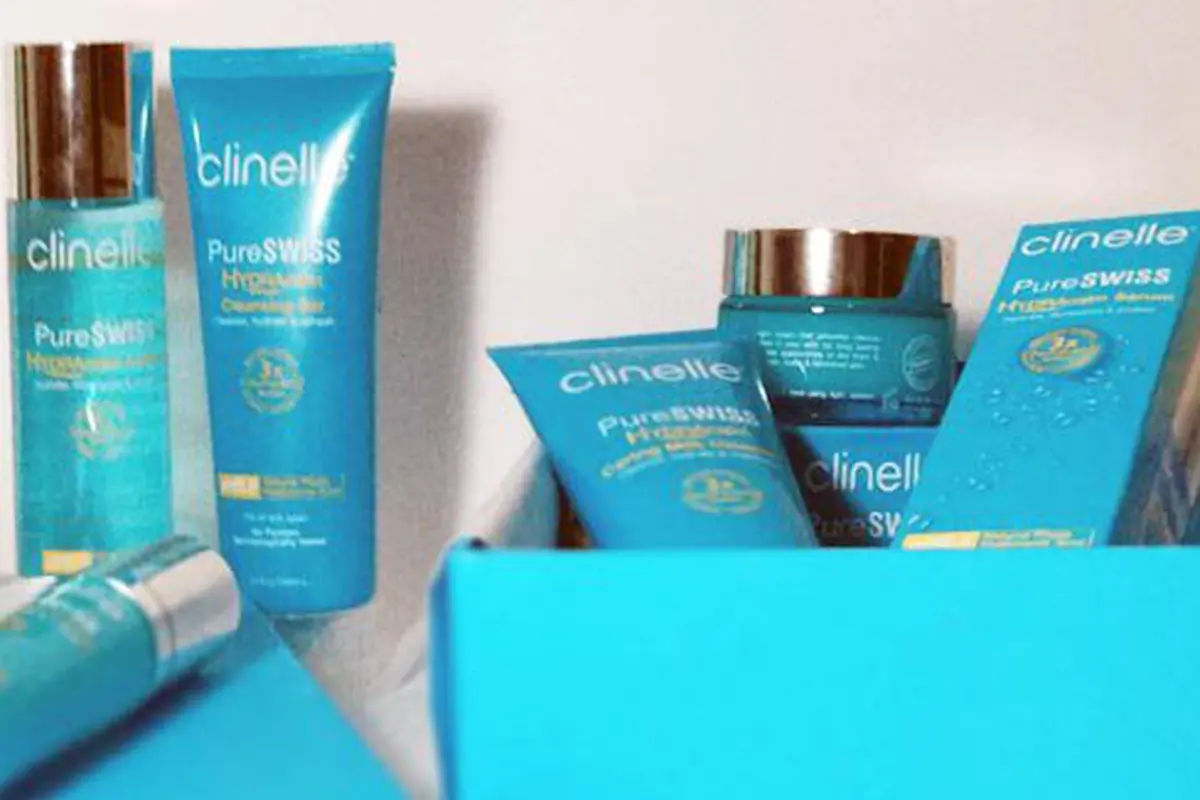 Rangkaian produk Clinelle PureSWISS HydraCalm | Copyright: Vemale.com/Dewi Ratna