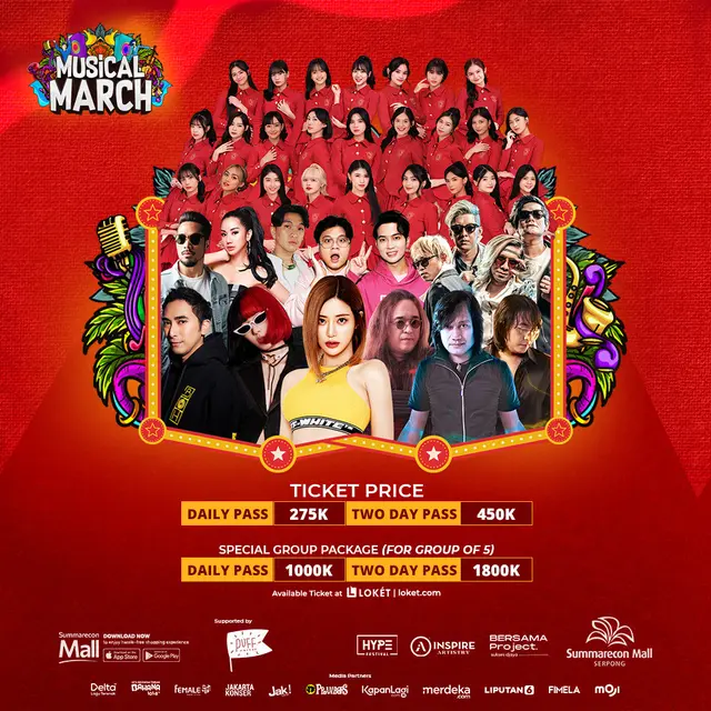 Musical March Digelar 11--12 Maret 2023, Hadirkan Isyana Sarasvati