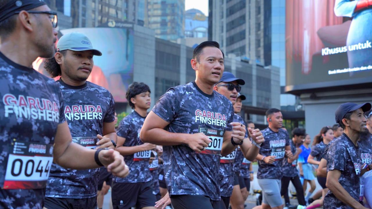 AHY Ingin Garuda Finishers Jadi Gerakan Nasional Gaya Hidup Sehat
