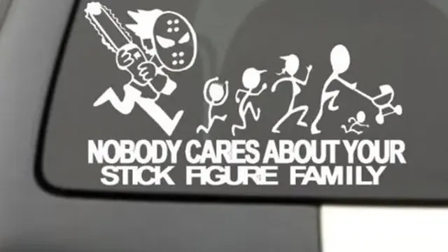 6 Stiker 'Happy Family' di Kaca Mobil Ini Nyeleneh Banget, Bikin Ketawa