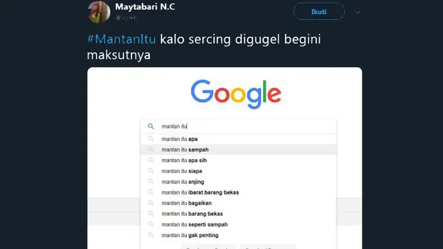 Deretan Twit Kocak 'Arti Mantan Pacar' ala Warganet, Ujungnya Bikin Baper