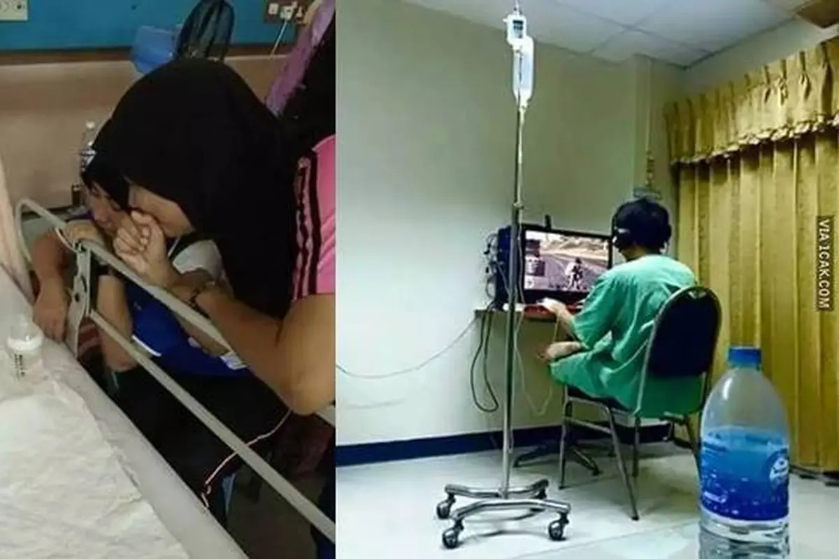 Bikin Susah, Ini 10 Potret Nyeleneh Orang saat Jenguk Teman di Rumah Sakit