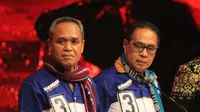 Pasangan Benny K Harman-Benny A Litelnoni tampil di acara debat Pilkada NTT 2018.