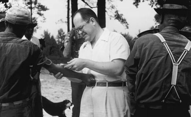 Penelitian sipilis di Tuskegee. (Sumber Wikimedia Commons/National Archives and Records Administration)