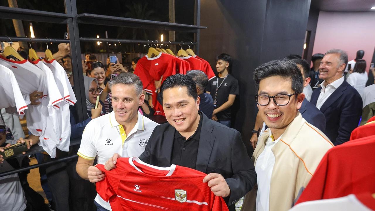 FOTO: Kelme Luncurkan Jersey Baru Timnas Indonesia