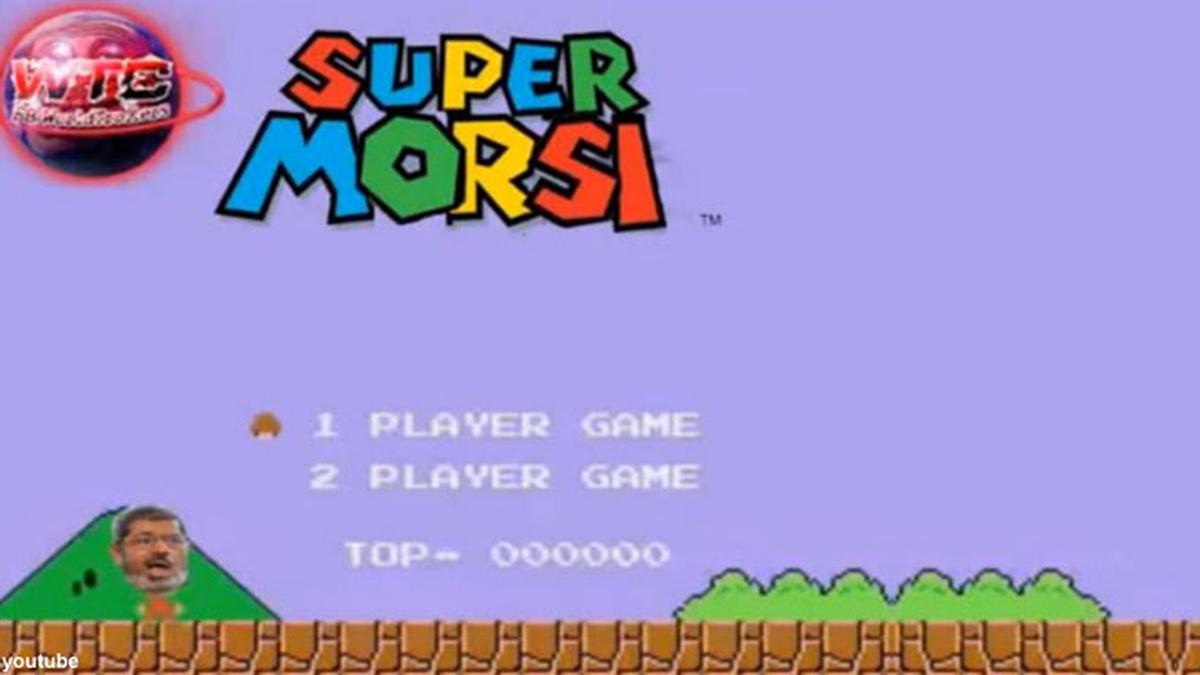 VIDEO: Presiden Mesir Diledek, Dijadikan Mario Bros di Video Game ...