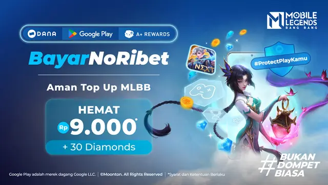 Bayar No Ribet, Aman Top Up MLBB di DANA