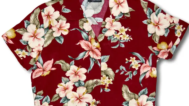 kemeja tropical blooms/Maui Shirts