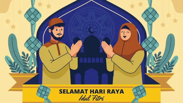Ilustrasi Idulfitri, Idul Fitri, Lebaran