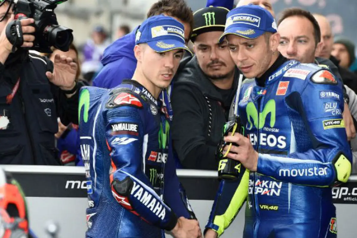 Maverick Vinales, Valentino Rossi, Yamaha, MotoGP