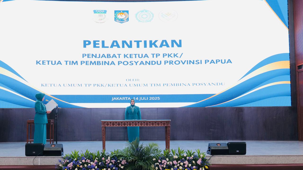 Tri Tito Karnavian Lantik Tyas Fatoni sebagai Penjabat Ketua TP PKK