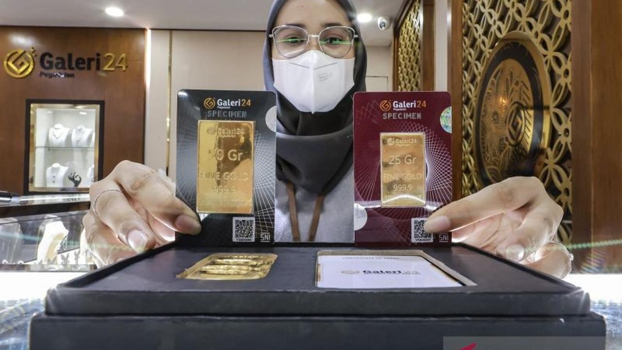 Harga Emas Pegadaian Hari Ini Meroket: UBS dan Galeri24 Kompak Naik Signifikan