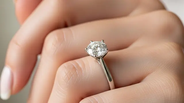 Model Cincin Nikah Diamond (Image by Gemini AI)
