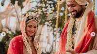 Katrina Kaif dan Vicky Kaushal melangsungkan pernikahan mereka pada 9 Desember 2021 (dok.instagram/@katrinakaif/https://www.instagram.com/p/CXRDUNSvWlZ/Komarudin)