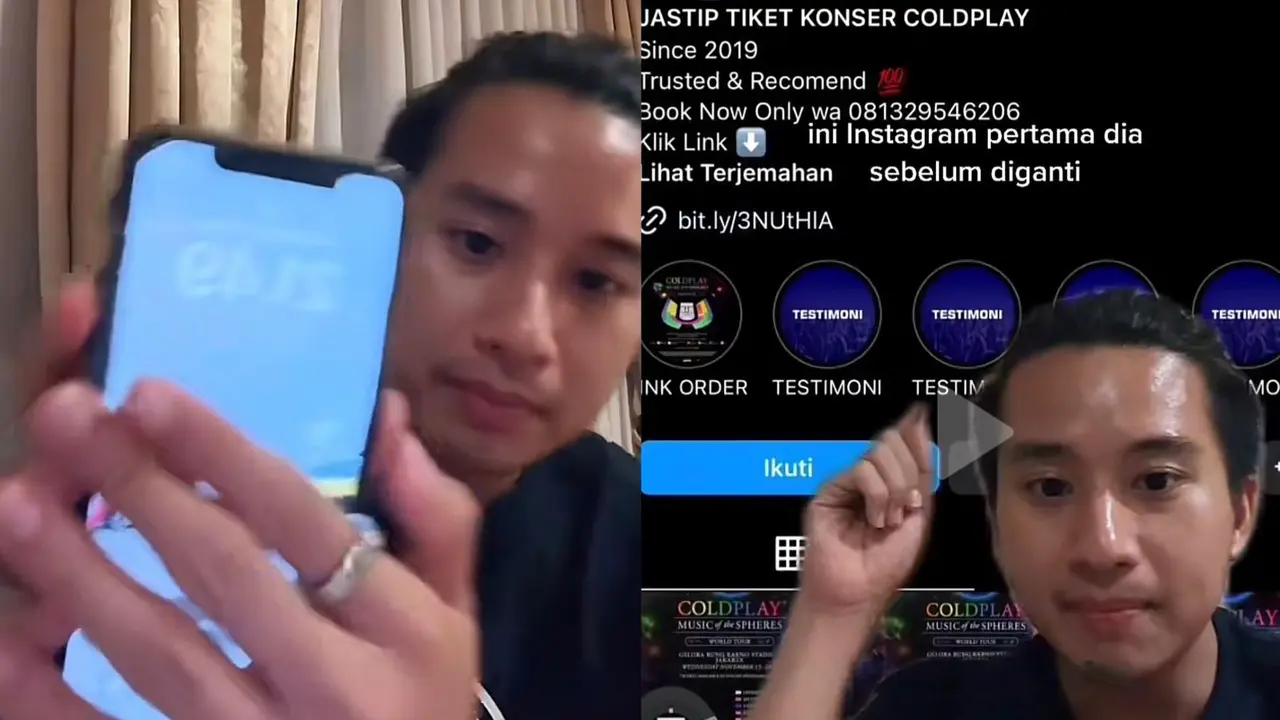 Curhat warganet kena tipu jastip tiket konser Coldplay di Jakarta