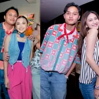 Deretan selebriti menghadiri pesta ultah Rizwan mengenakan outfit retro yang identik dengan bold prints and patterns. [@rizwanfadilah.a.s]