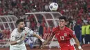 Timnas Indonesia gagal menambah pundi gol di babak kedua. (Liputan6.com/Angga Yuniar)