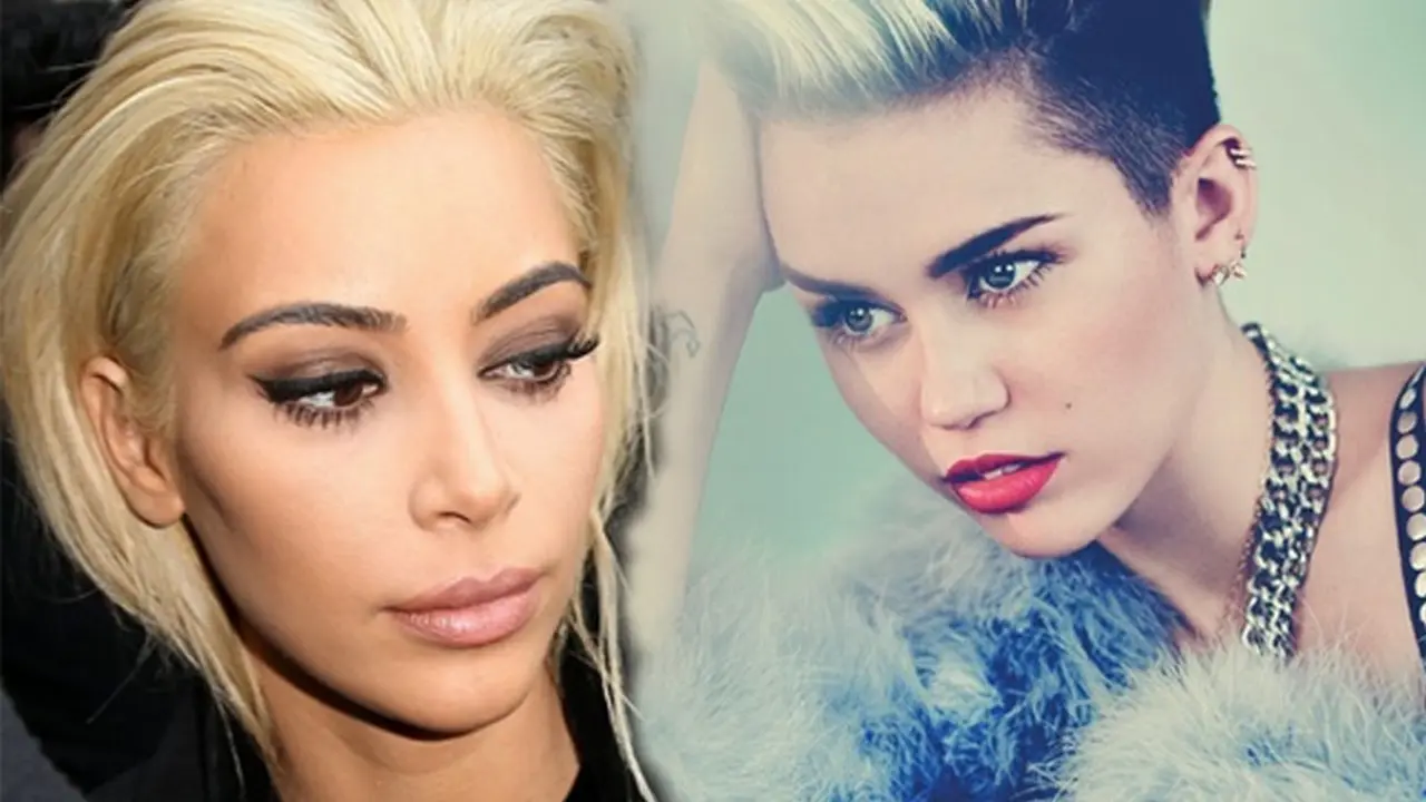 Kim Kardashian dan Miley Cyrus
