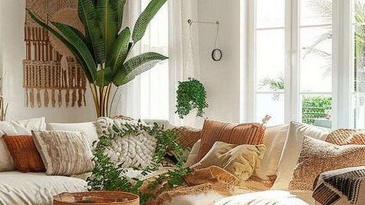 Ruang Tamu Bohemian Aesthetic