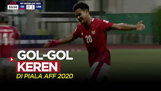 VIDEO: Torehan Pemain Timnas Indonesia, Ramai Rumakiek dan 4 Gol Keren Sementara Ini di Piala AFF 2020
