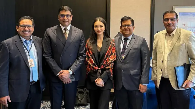 Potret Raline Shah Lakukan Kunjungan Kerja ke India (credit: instagram/ralineshah)