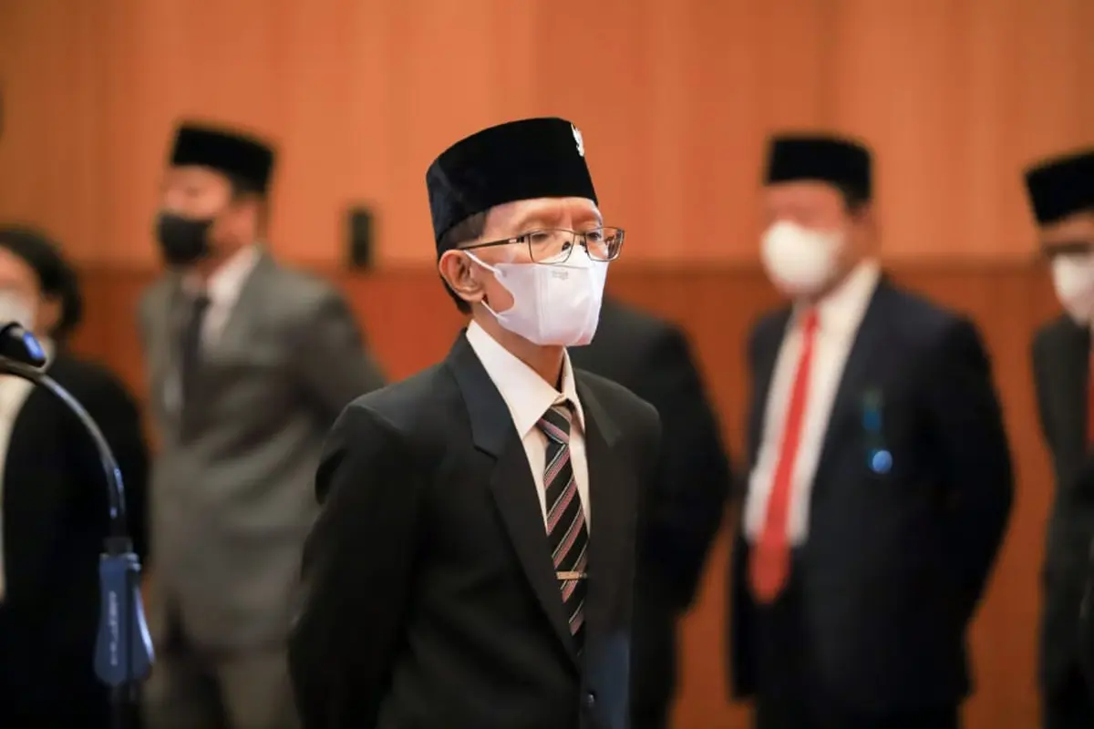 Prof. Dr. Drs I Nengah Duija, M.Si resmi menjabat sebagai Direktur Jenderal Bimbingan Masyarakat Hindu setelah dilantik oleh Menteri Agama RI Yaqut Cholil Qoumas, Jumat (16/9/2022), di Auditorium H.M Rasyidi (Istimewa)