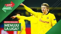 Berita video bursa transfer, Mino Raiola jajaki pertemuan dengan Real Madrid dan Barcelona terkait Erling Haaland.