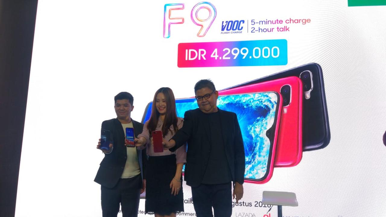 Oppo Resmi Luncurkan Oppo F9 di Jakarta