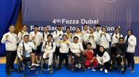 Indonesia mencatatkan prestasi luar biasa dengan menyumbang empat gelar di Fazza Dubai Para Badminton International 2022. (dok. NPC Indonesia)