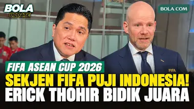 Sekjen FIFA Mattias Grafström memuji persiapan Indonesia sebagai tuan rumah FIFA ASEAN Cup 2026. Ia menyoroti antusiasme terhadap sepak bola, dukungan PSSI dan pemerintah, serta kesiapan infrastruktur untuk menyukseskan turnamen. Sementara itu, Ketu...