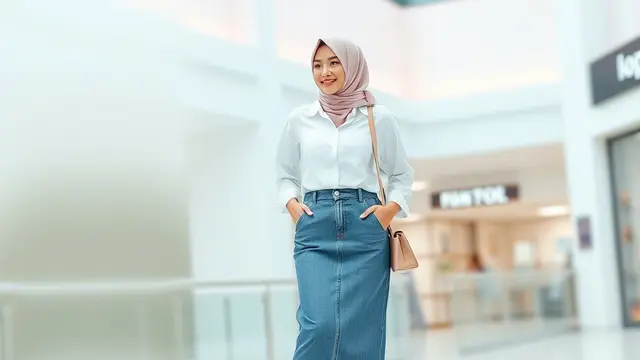 Outfit ke Mall Hijab