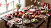 12 Ide Kue Merah Putih untuk Memeriahkan HUT RI, Kreasi Unik Sambut Hari Kemerdekaan
