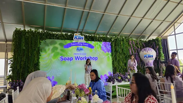 SoKlin Perkenalkan Inovasi Baru Liquid Nature French Lilac workshop