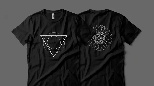 Desain Kaos Hitam Polos Depan Belakang