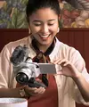 Canon menghadirkan kamera mirrorless EOS M50 Mark II yang ditujukan untuk pehobi fotografi dan pembuat vlog untuk media sosial (Foto: PT Datascrip)