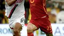 Tiga gol Bologna kali ini datang dari aksi Oussama El Azzouzi (14'), Joshua Zirkzee (45'), dan Alexis Saelemaekers 65'). (Filippo MONTEFORTE / AFP)