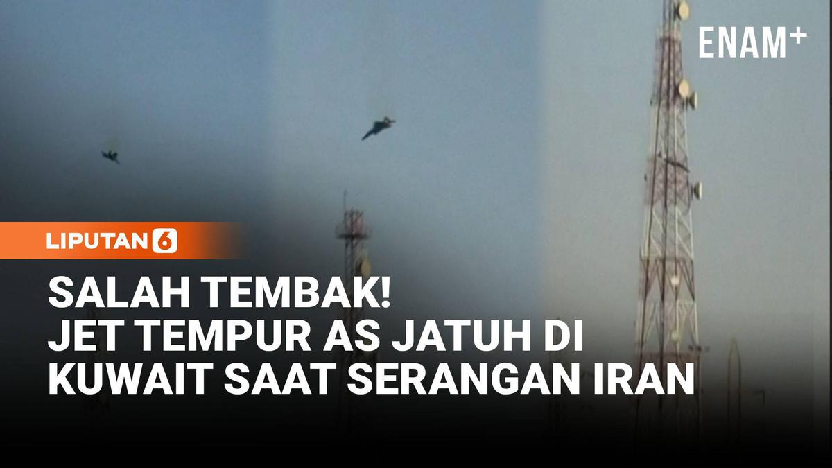 Diduga Salah Tembak, 3 Jet Tempur AS Jatuh di Kuwait Saat Penyerangan Iran