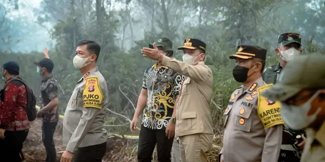 Gubernur Agustiar Sabran Turun Langsung Pimpin Penanganan Karhutla di Kalimantan Tengah