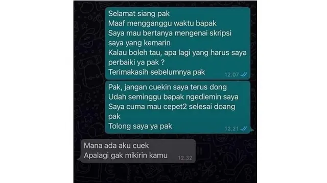 6 Balasan Chat Dosen Cuek Ini Bikin Mahasiswa Elus Dada