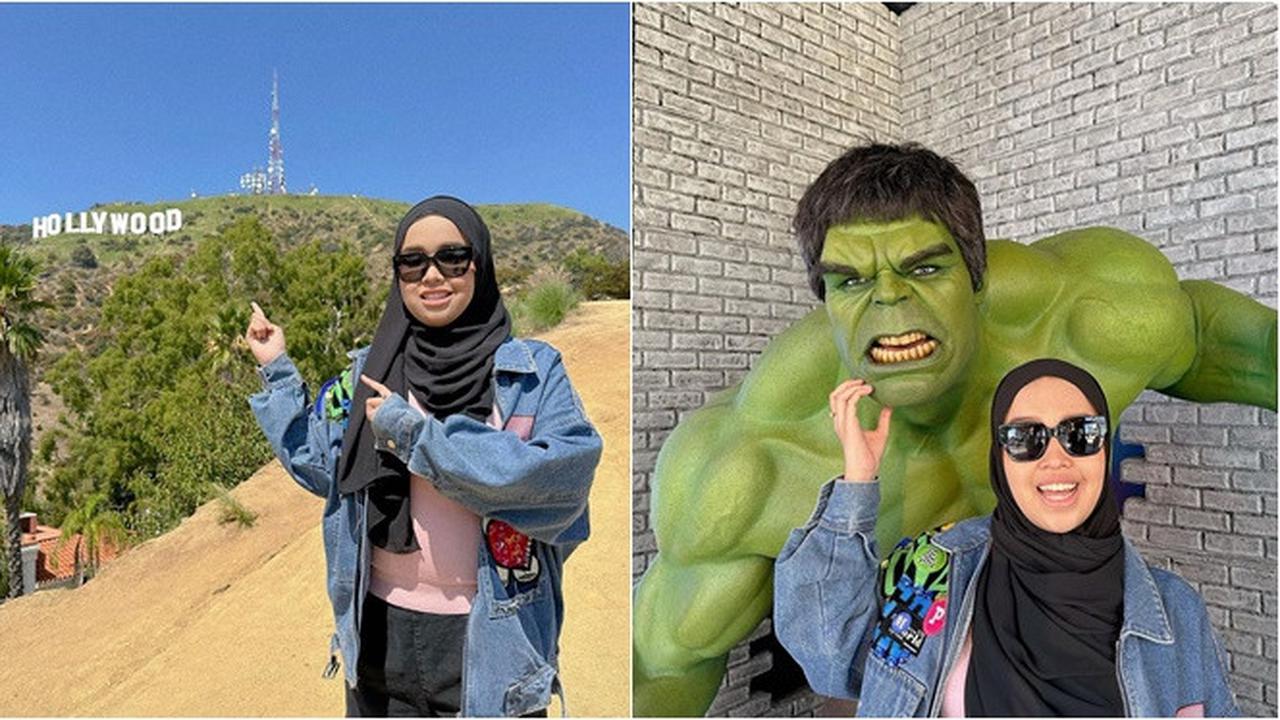 6 Potret Putri Ariani Jalan-Jalan di Hollywood Usai Tampil di AGT, Semringah