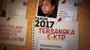 Setya Novanto menjadi tersangka ke-6 kasus e-KTP. Novanto kerap lolos, meski diduga terlibat banyak kasus.