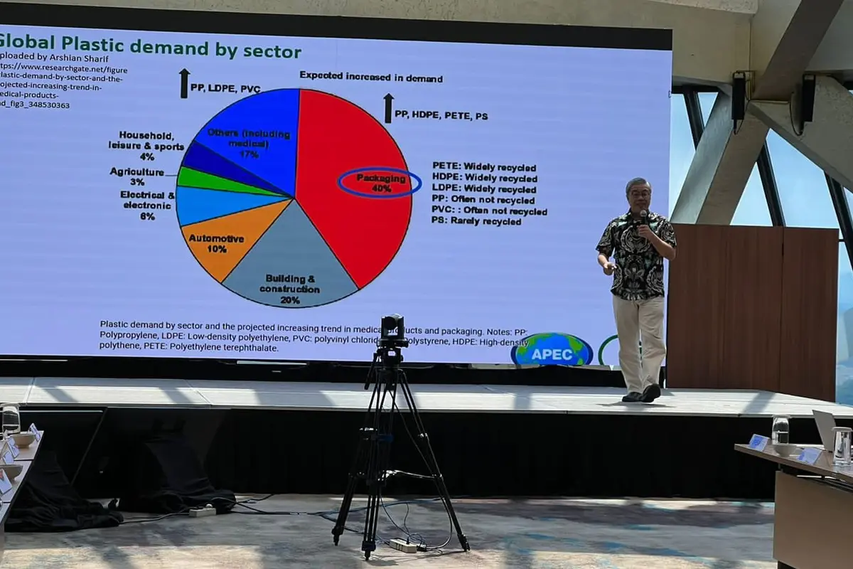 Komitmen Turut Kurangi Sampah Plastik di Laut, Bioplastik dari Singkong Dipromosikan ke Delegasi 22 Negara APEC