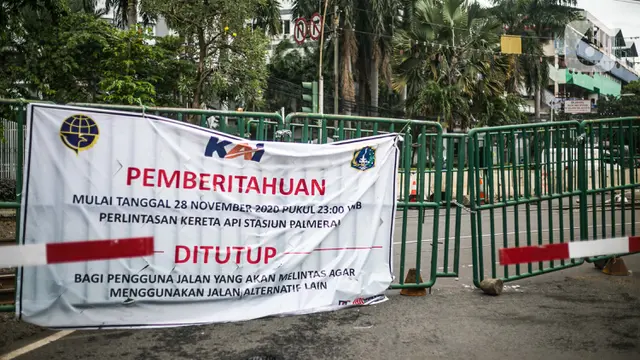 Penutupan Perlintasan Kereta Api Sebidang