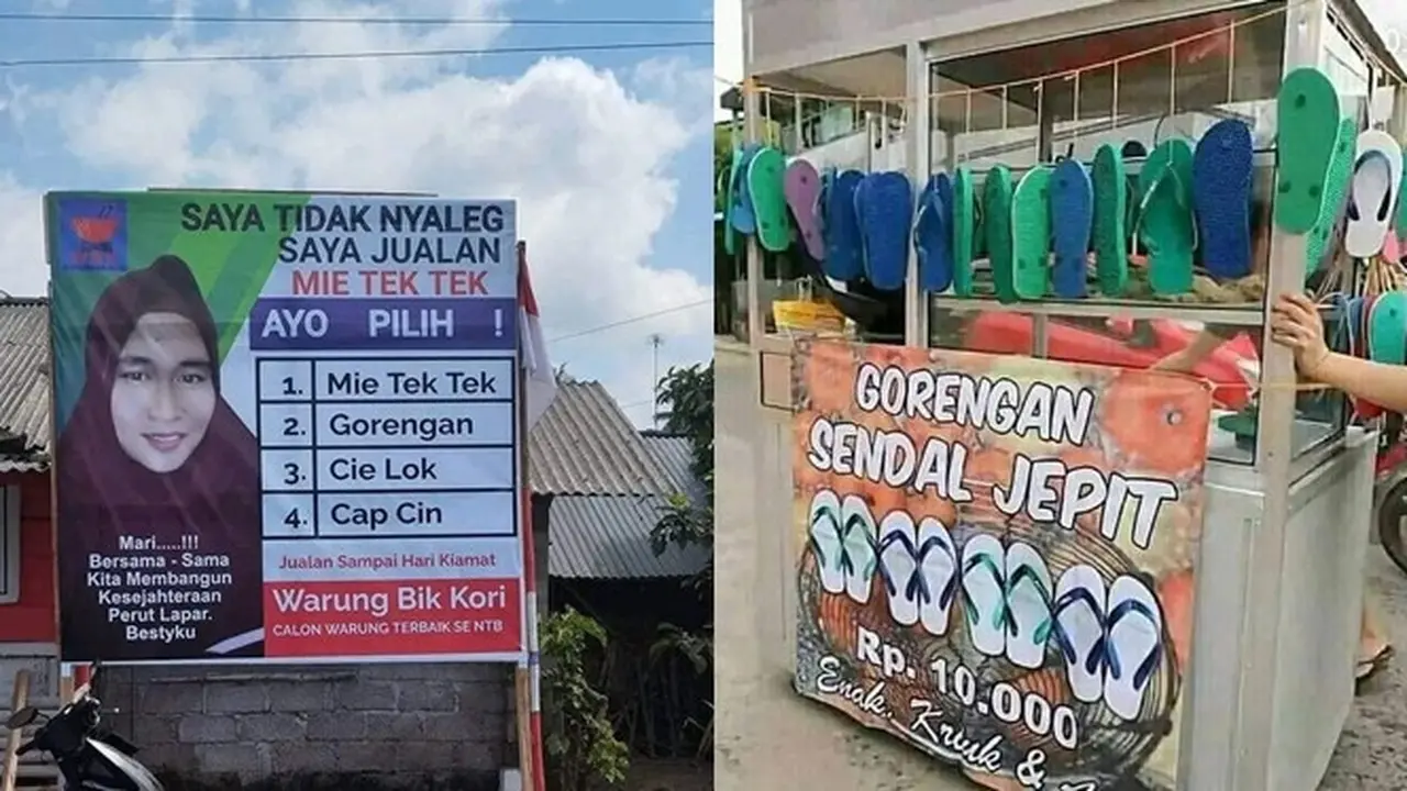 6 Spanduk Gorengan Paling Absurd Ini Bikin PembelI Enggak Habis Pikir