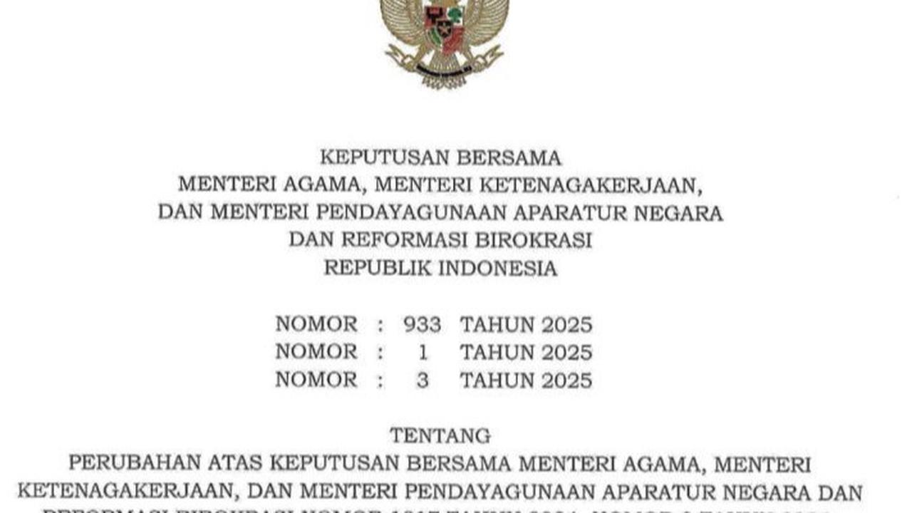 SKB 3 Menteri Cuti Bersama 18 Agustus Terbit, Begini Isi Penjelasannya