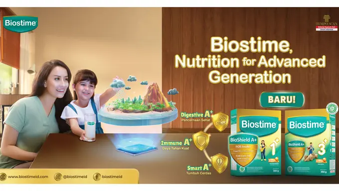 Dukung Anak Menjadi Advanced Generation, Kenali Kandungan Formula Bioshield A+ Pada Biostime