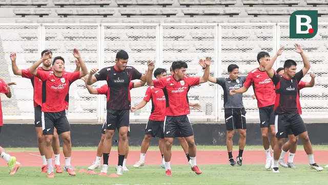 Latihan Timnas Indonesia U-22
