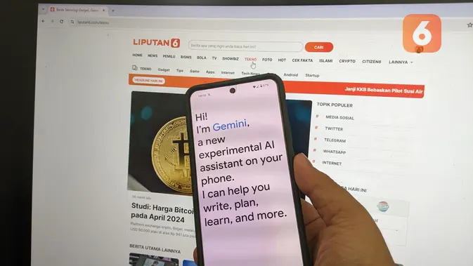 <p>Google Gemini: Chatbot AI Canggih Pengganti Bard, Kini Tersedia di Android dan iOS! (Liputan6.com/ Yuslianson)</p>